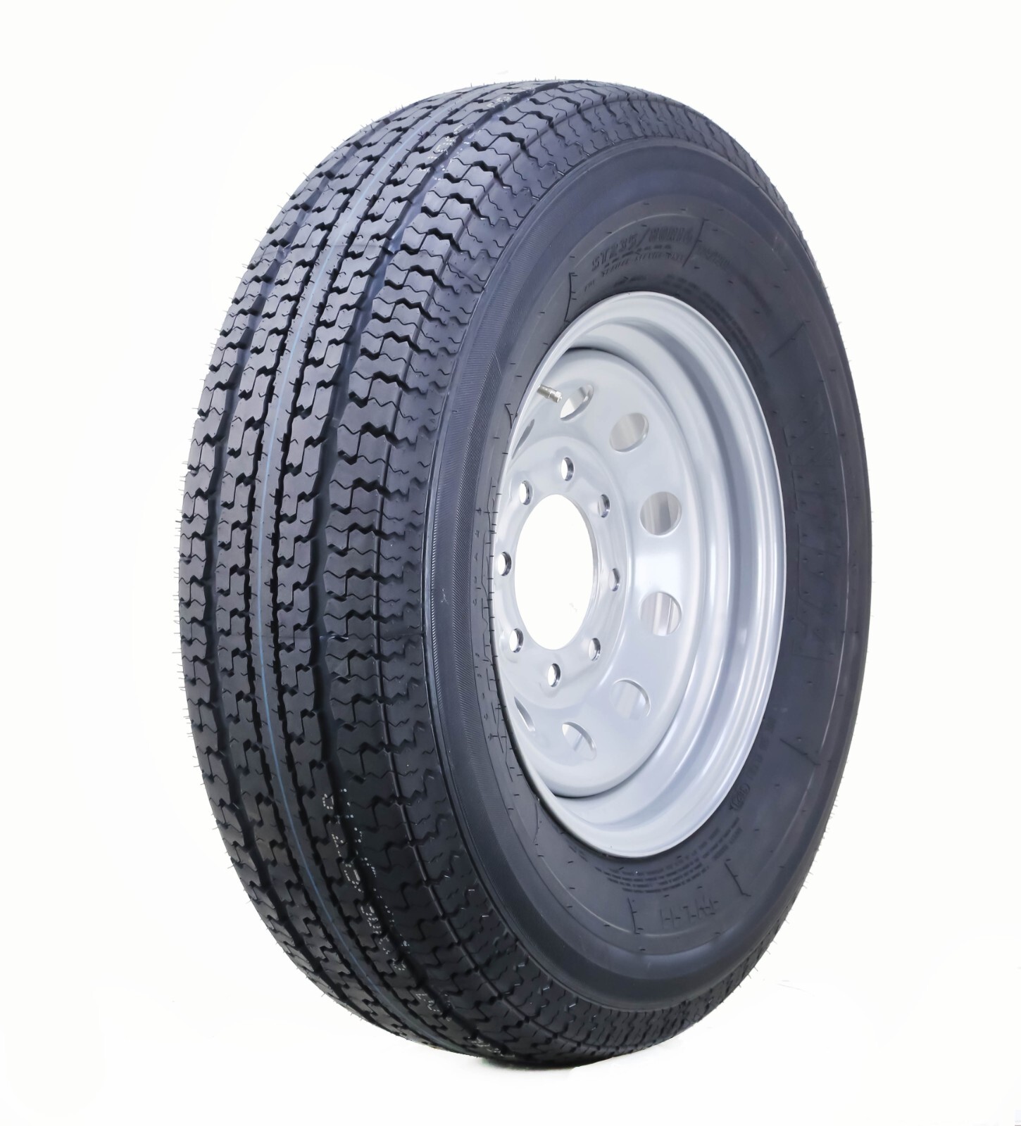 FC Trailer Tire Assembly ST235/80R16 10-Ply Silver Mod Rim 8 Lug on 6.5″