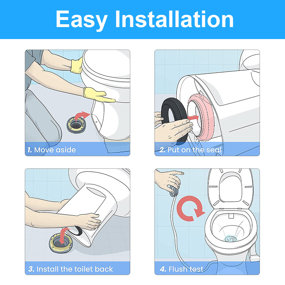 2Pcs Toilet Flush Ball Seal 385311658 Replacement For Dometic 300 310 320 RV