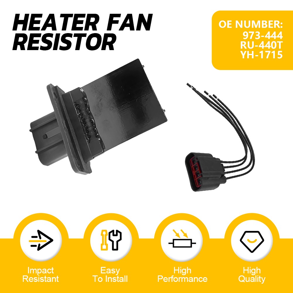 Blower Motor Resistor Kit For Ford Lincoln Mercury Mazda w/Wire Harness 1-5SET
