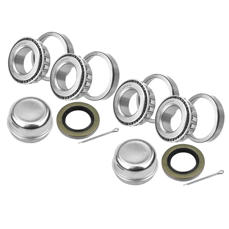 2Set Trailer Bearing Kit L44643/L44610&12192TB For 1″2000-2200Lbs Trailer Axle