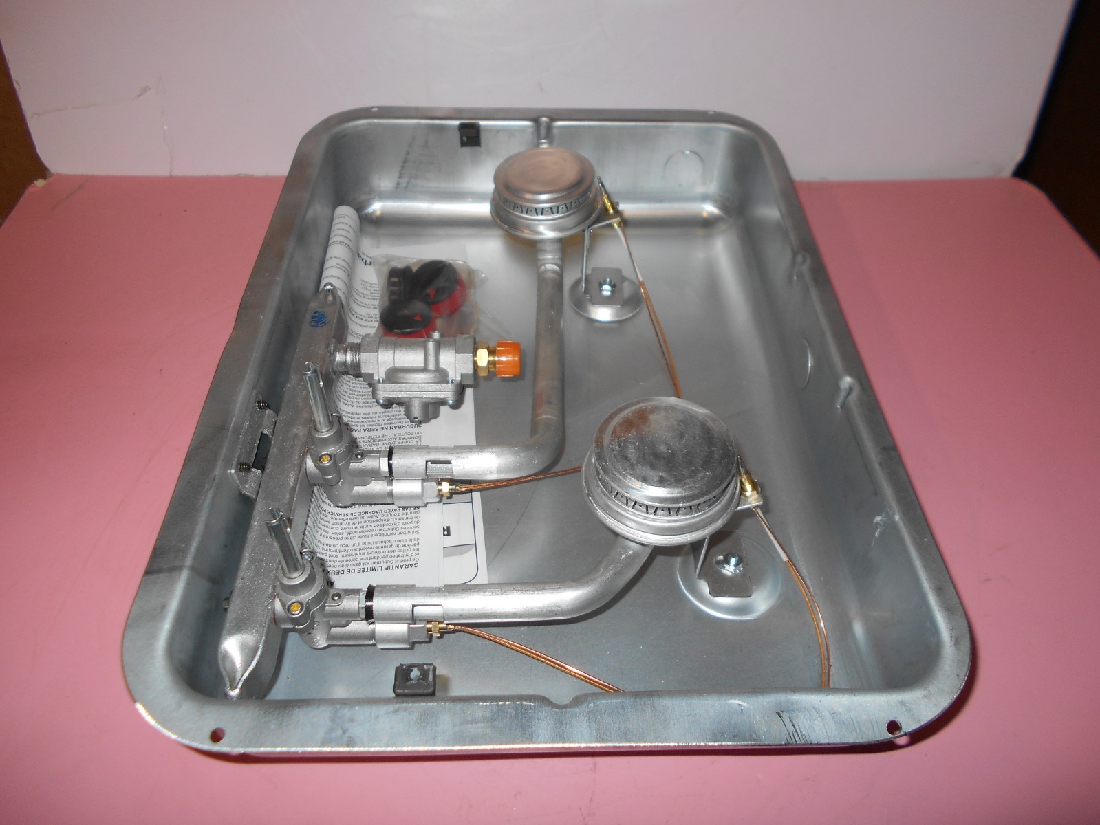*SUBURBAN RV 2 BURNER LP PROPANE DROP-IN COOKTOP BLACK SDN2U 3727A FREE SHIP *1A