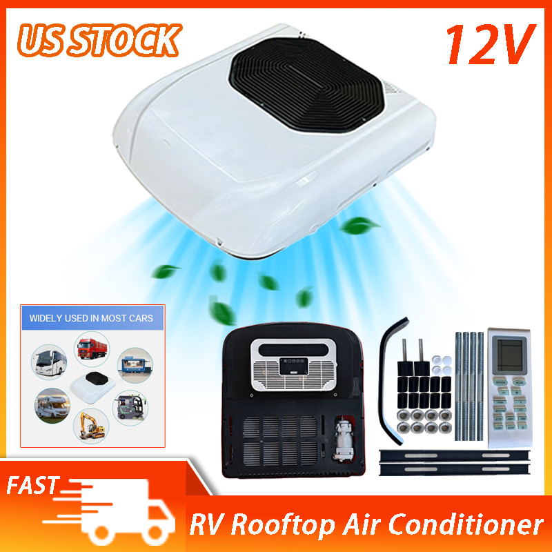 Rooftop RV Air Conditioner For Motorhome Camper Trailer 12V Parking A/C Unit