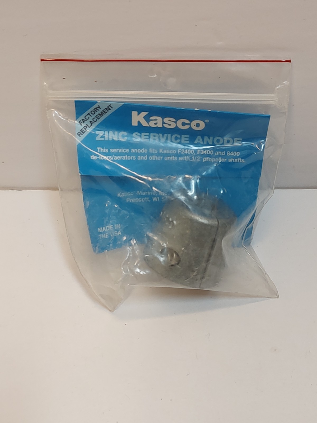 Kasco Zinc Service Anode For F2400, F3400 & 8400