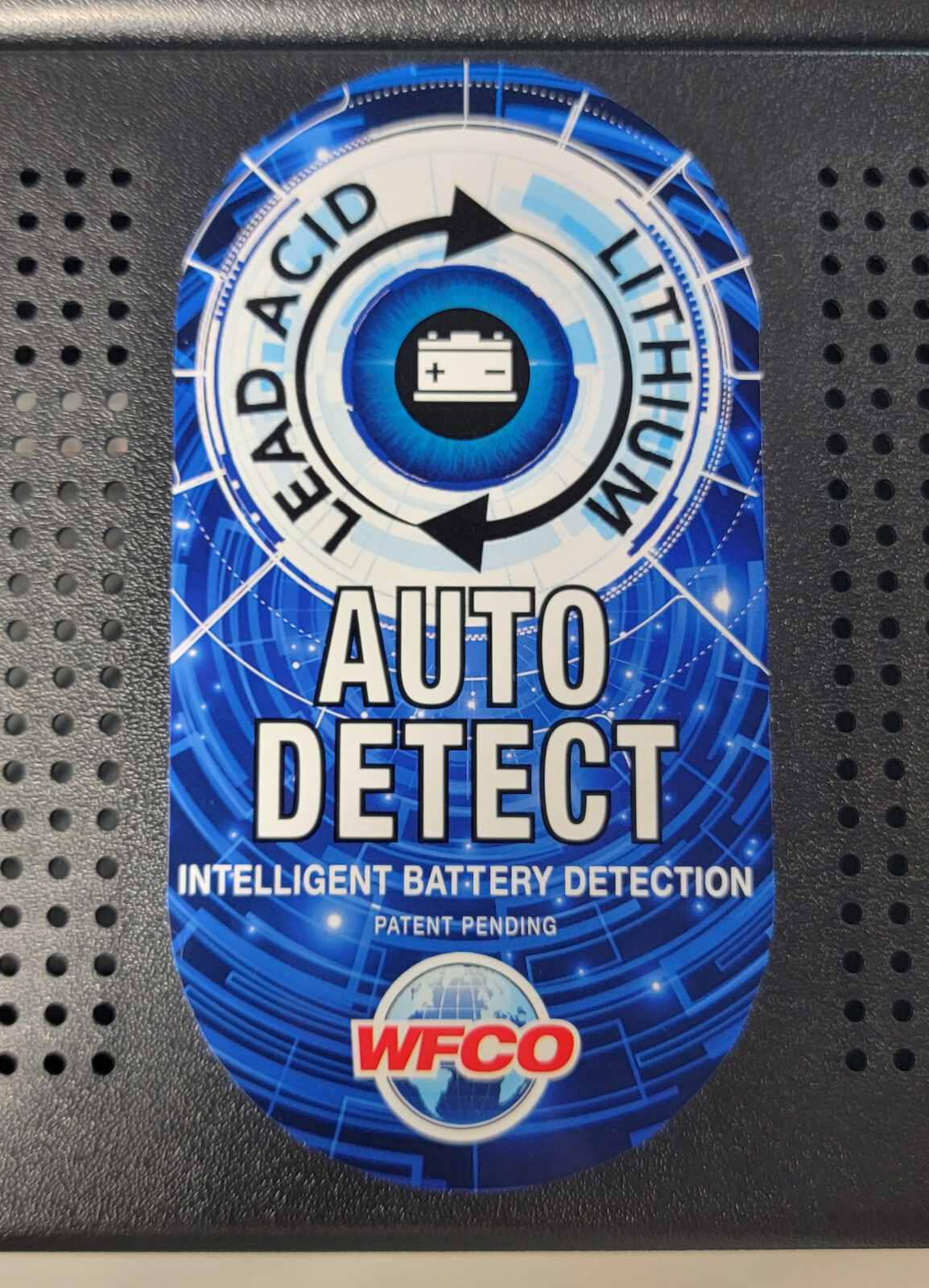 WFCO WF-8955-AD 55 Amp Power Center w/ Auto-Detect 940W Black RV Camper