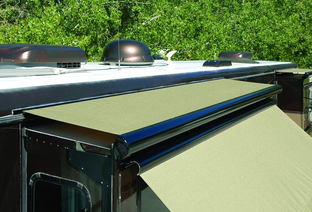 Carefree RV KB148002542 Awning Slide Out Cover Solid White With White Castings