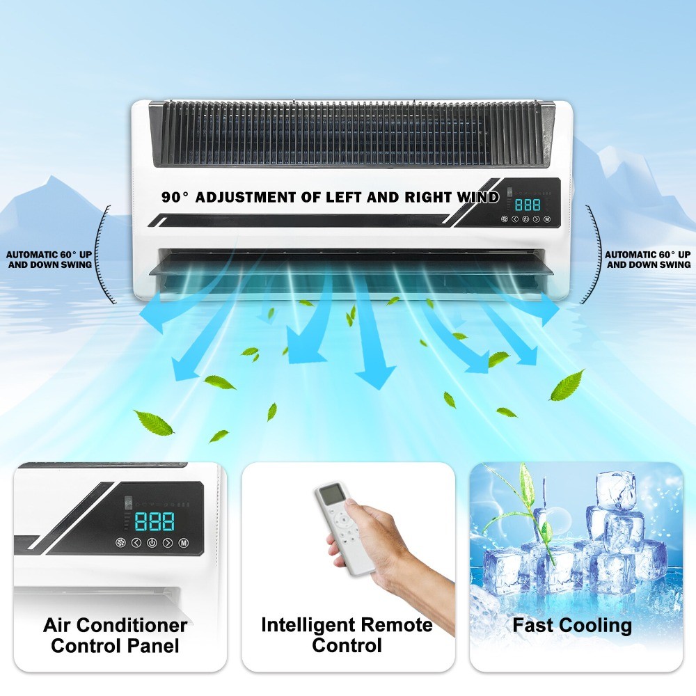 DC 12V Cooling Split Air Conditioner Kit For Semi Truck Bus Truck Van RV Boat
