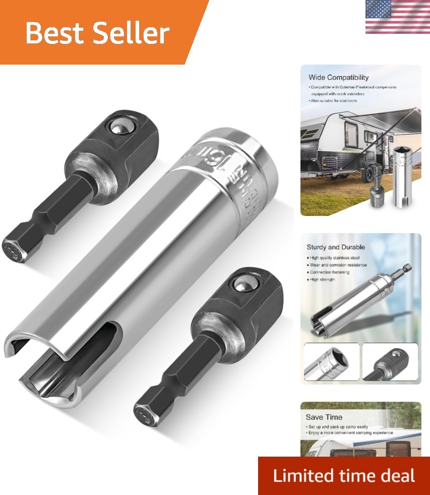 Camper Crank Handle Replacement Kit – Stainless Steel for Enhanced Longevity