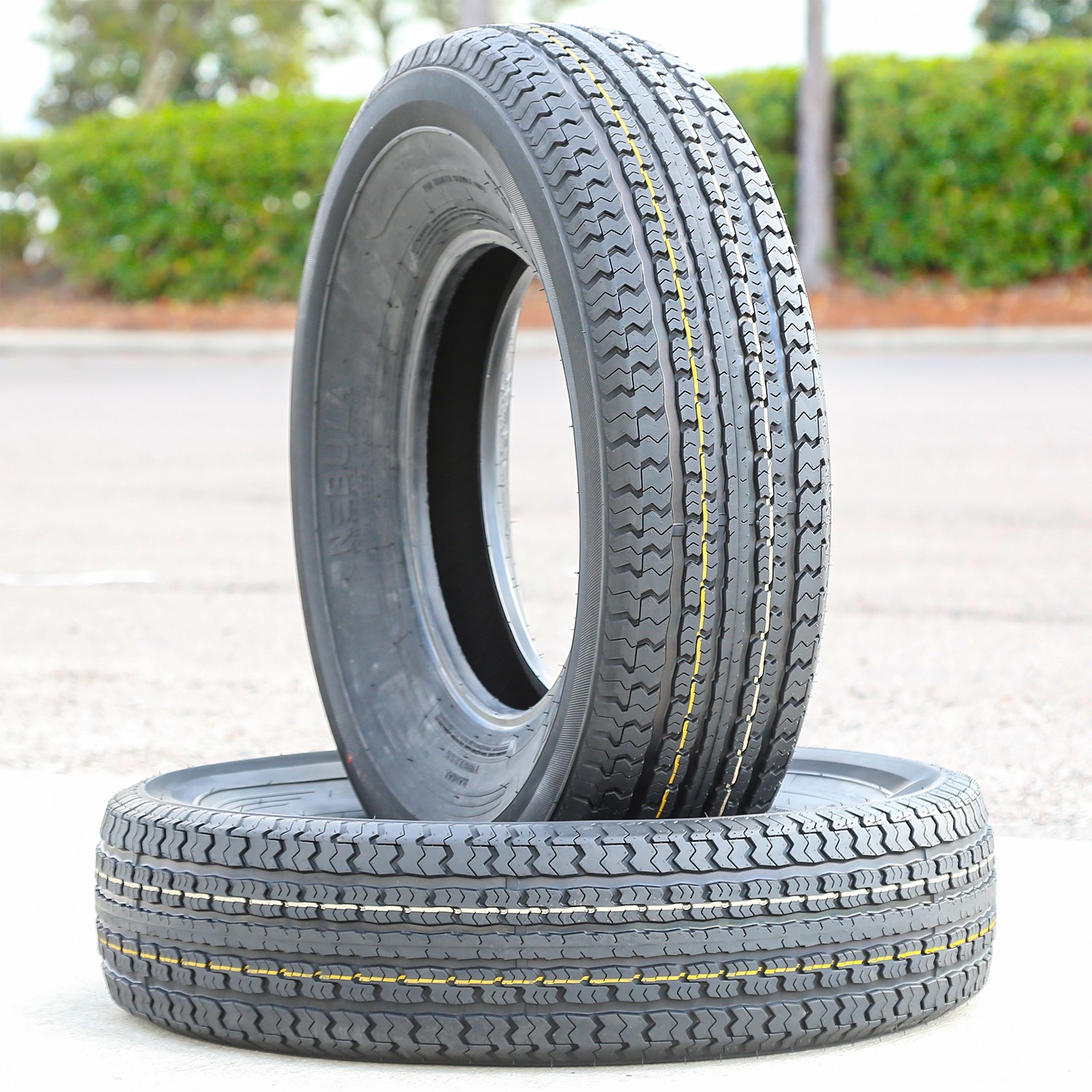 2 Tires Nebula ST Radial N’ 001 Semi-Steel 215/75R14 108/103L D 8 Ply Trailer