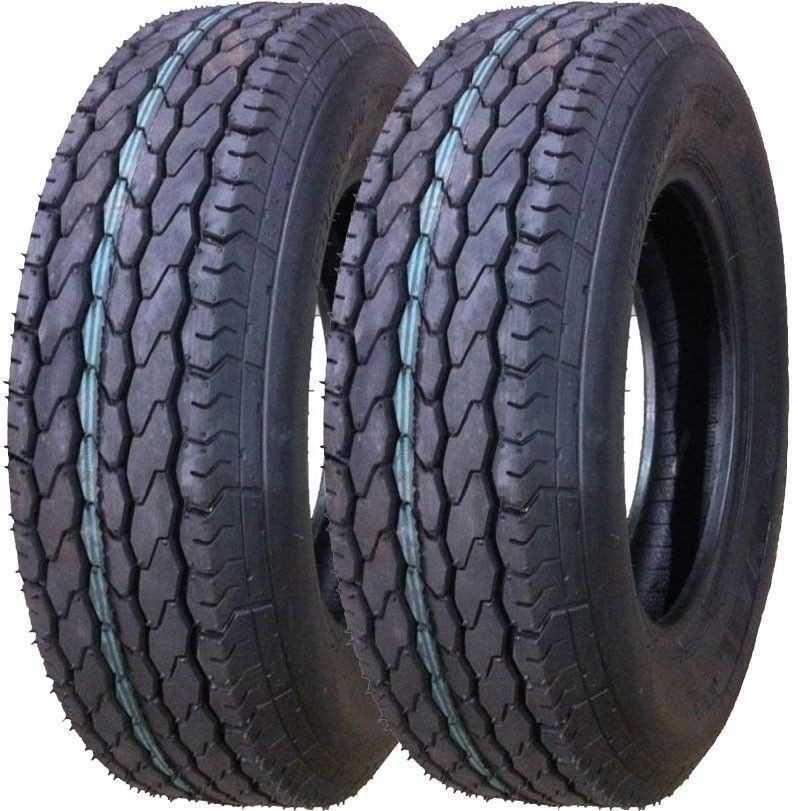 2PC New Free Country ST205/75D15 Trailer Tires 205 75 15 Bias 6PR F78-15 11021