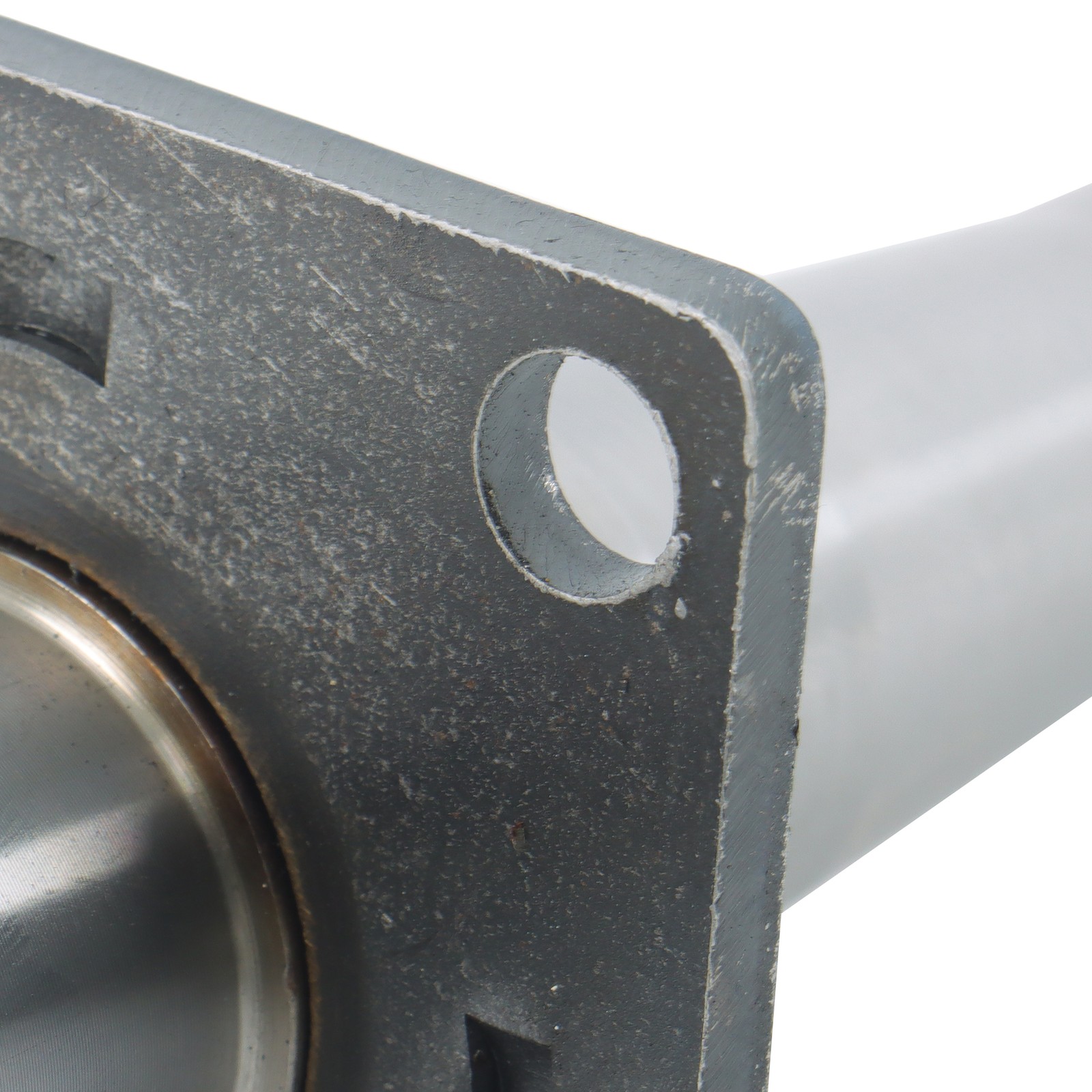 For 3,500 Lb #84 Axle Trailer Spindle Weld On 1 1/2 inch Round with Brake Flange