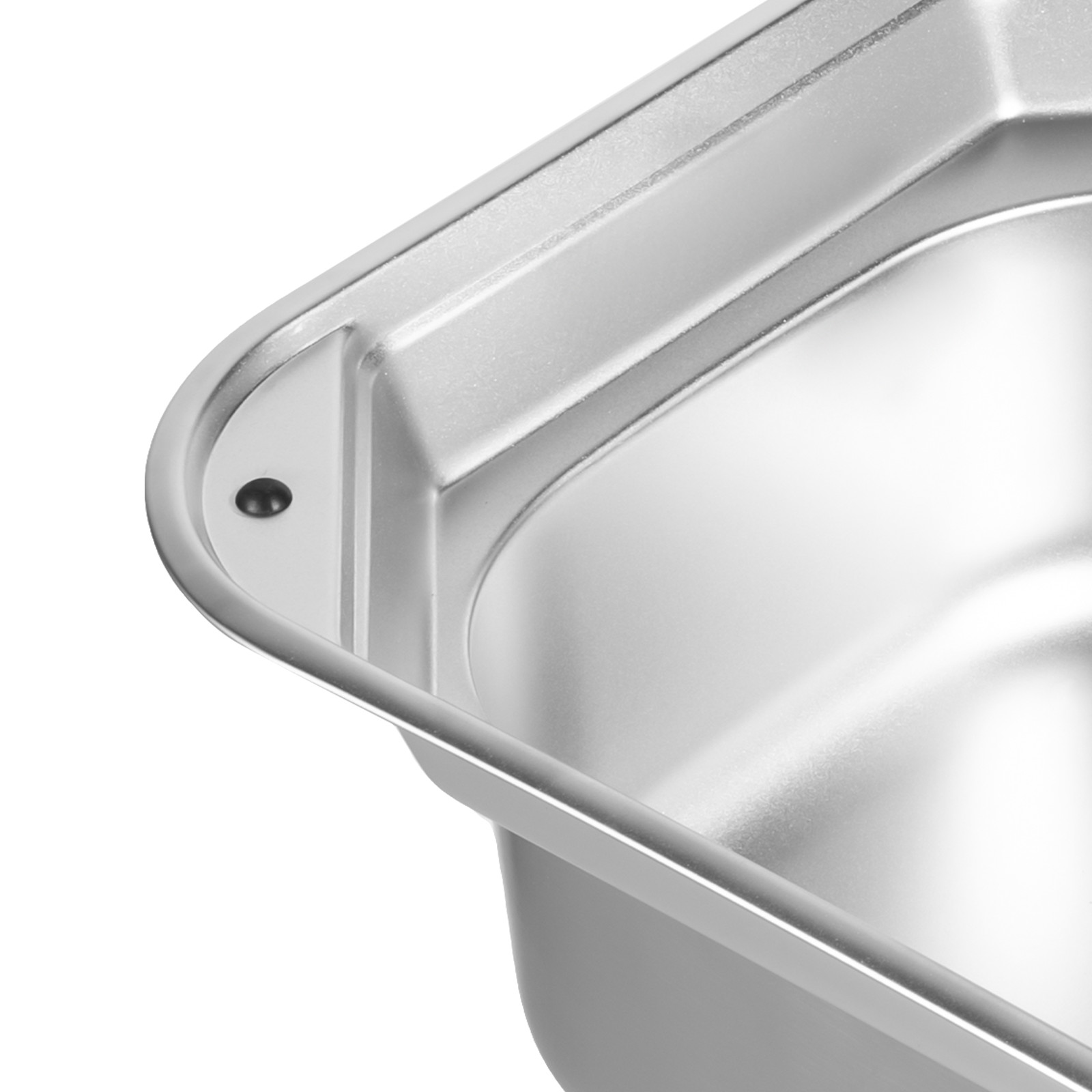 Rv Sink Kit Folding Square Outdoor Full W/ Lid & Faucet Set Stainless Steel Sink