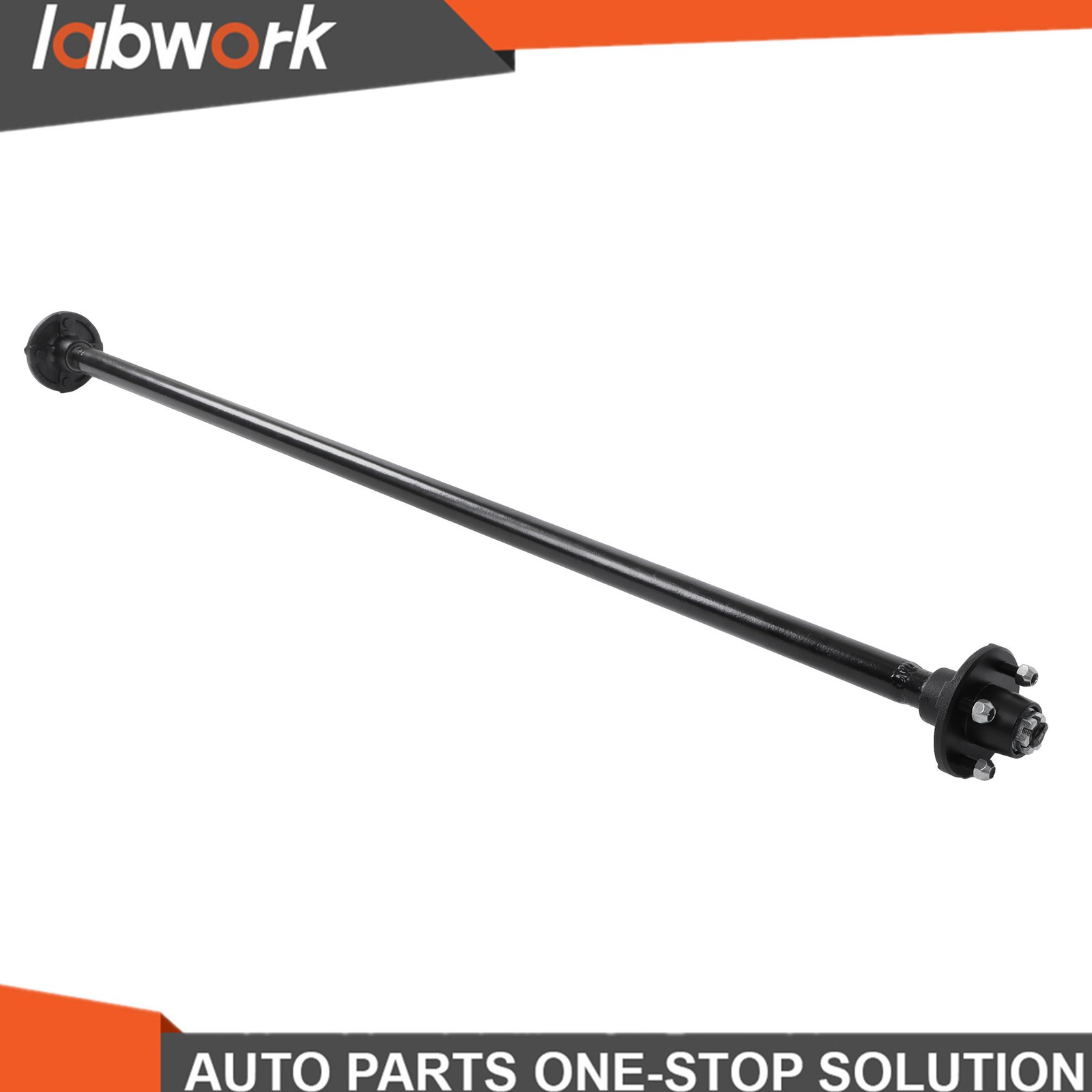 Labwork 2000lbs Trailer Axle 4 lug-4″ 72″ Hub Face for all light trailers