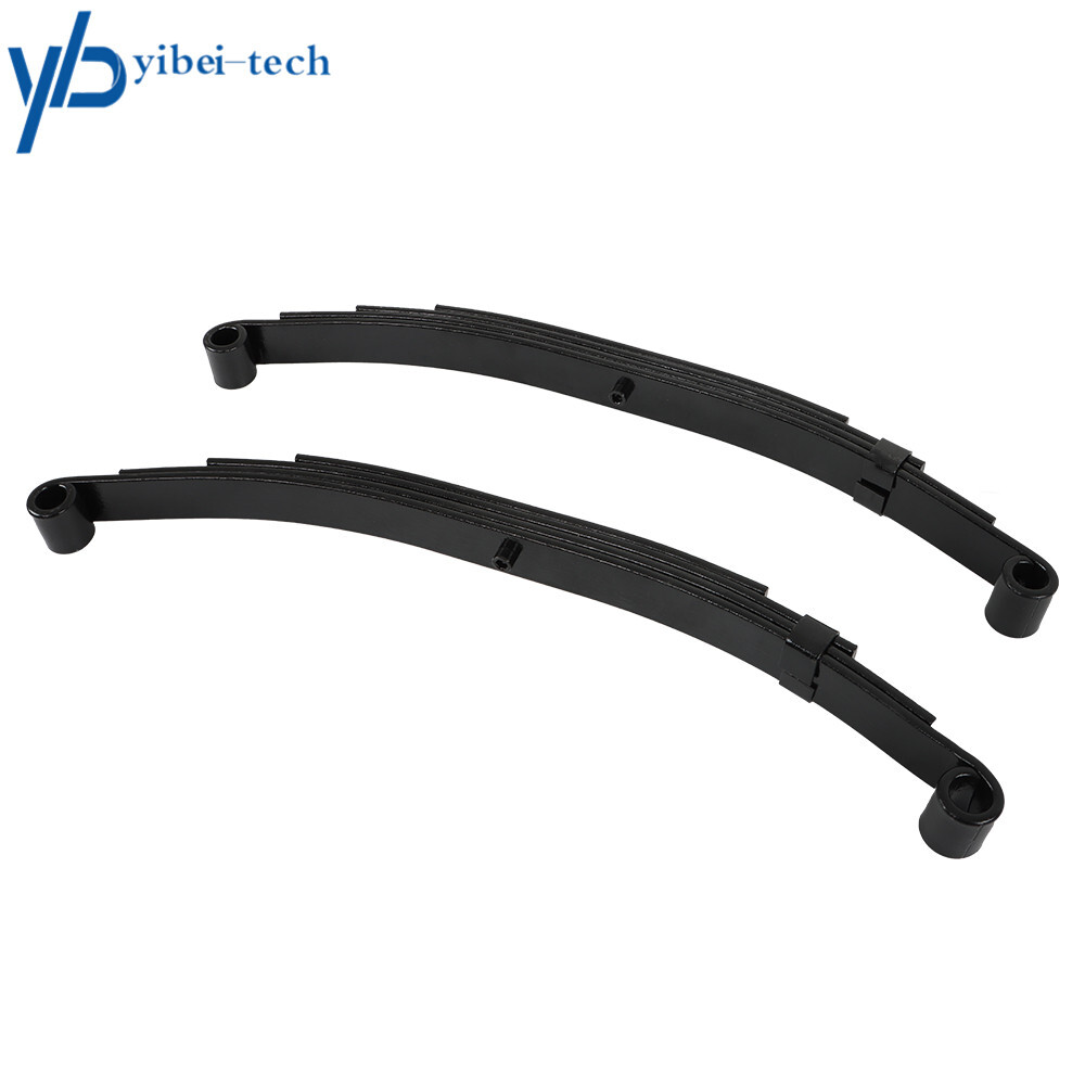 Set 2 Trailer Leaf Spring 4 Leaf Double Eye 2500 lbs Cap Per For 5000 lbs Axle