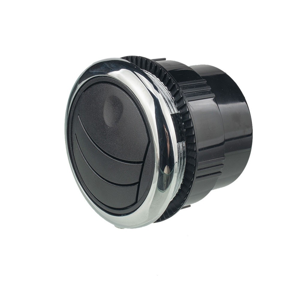Car Dashboard Vent Deflector for AC Air Outlet 87mm 75mm Mounting Hole Black