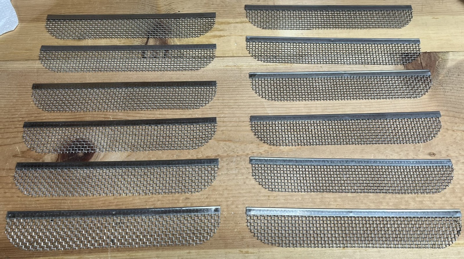Dometic RV Refrigerator Upper+Lower Vent Insect Screens – set of 12 8-1/8″x1.5″