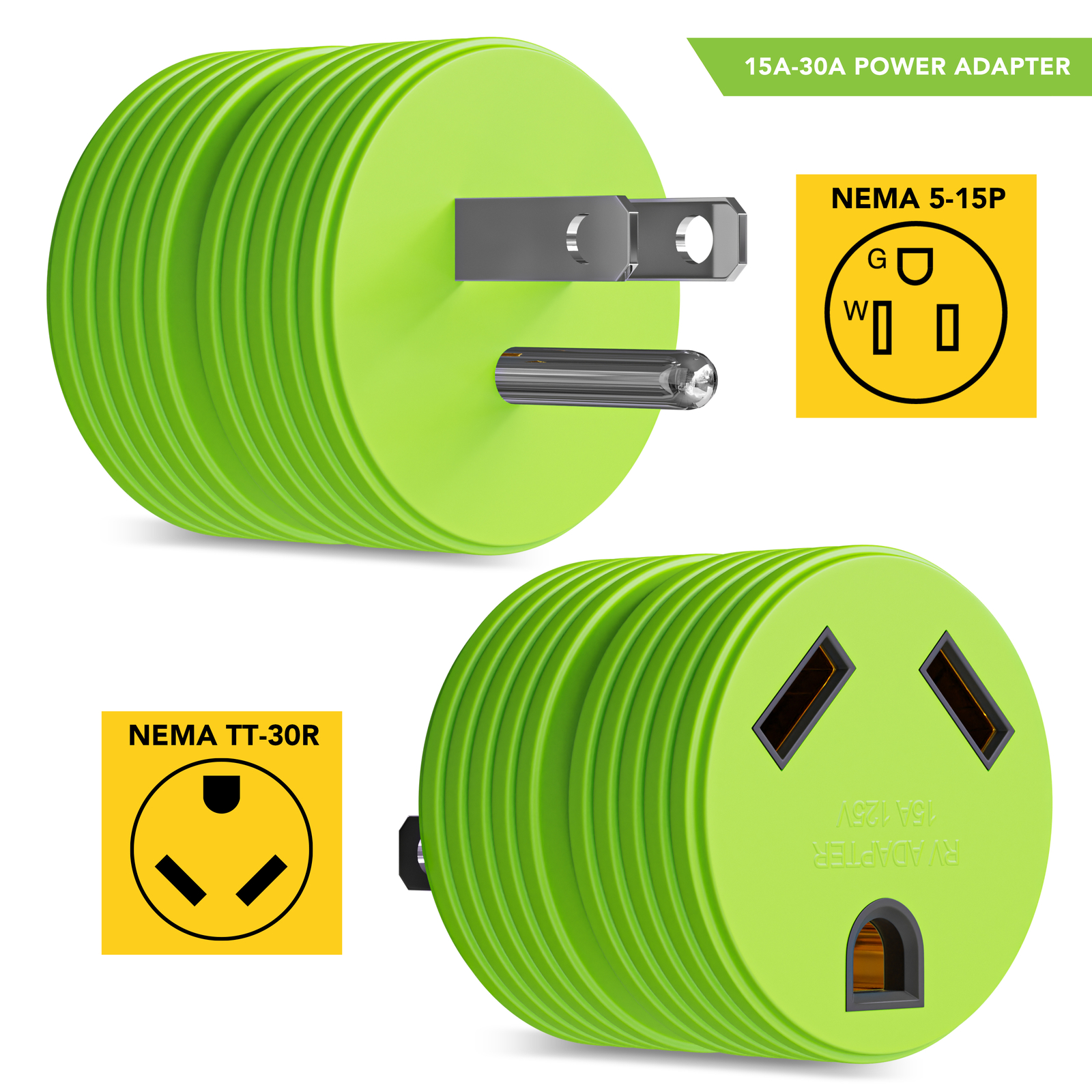 10FT Foot 30A Amp RV Extension Cord Trailer Motorhome Camper Power Supply 30 A