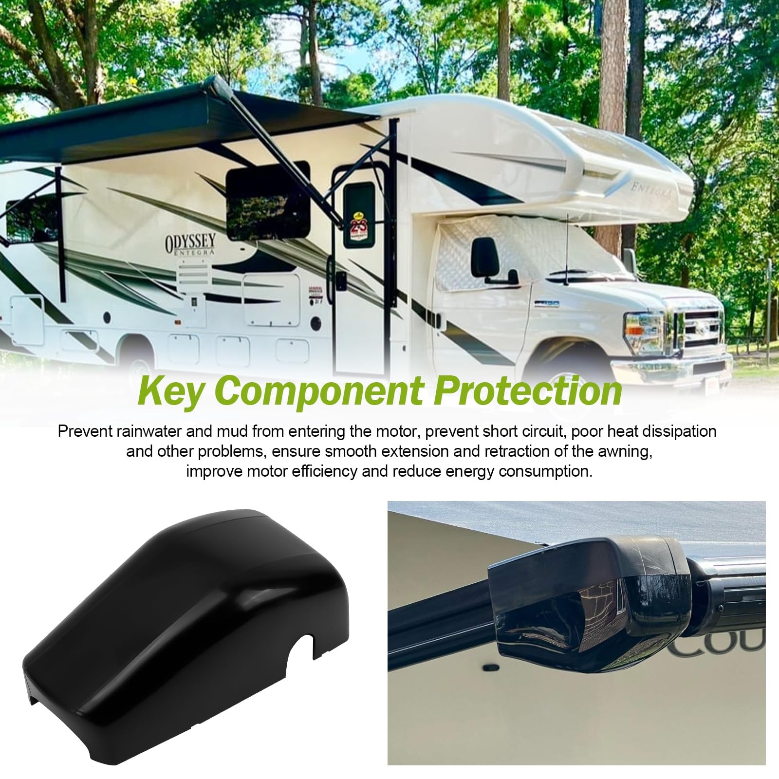 RV Awning Cover for Lippert Components & Solera, Camper Trailer Awning Motor …