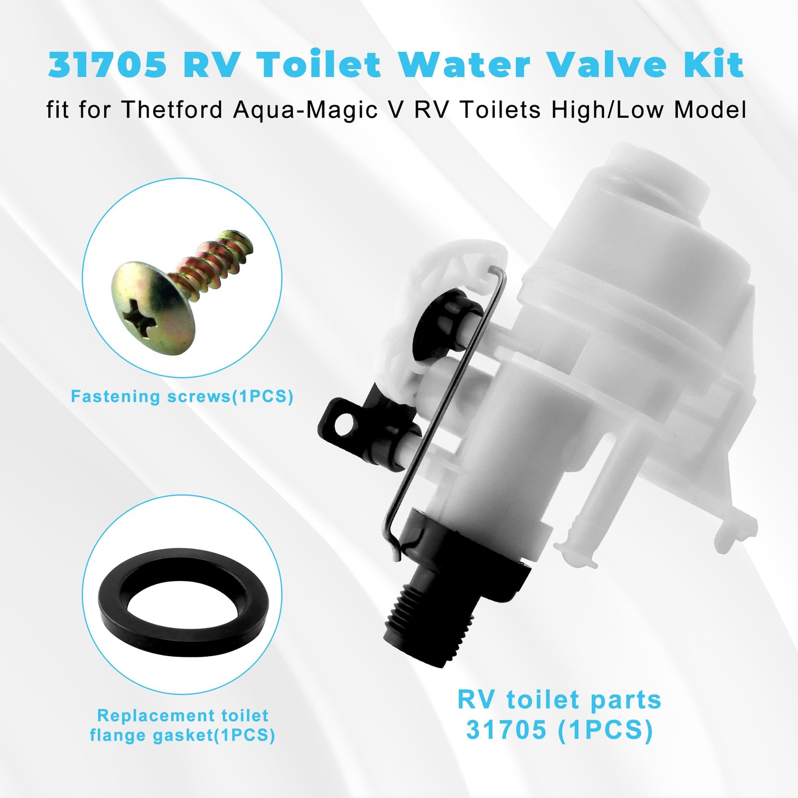 31653 31705 31688 31835 31687 Rv Toilet Water Valve Fit For Thetford Rv Toilet P