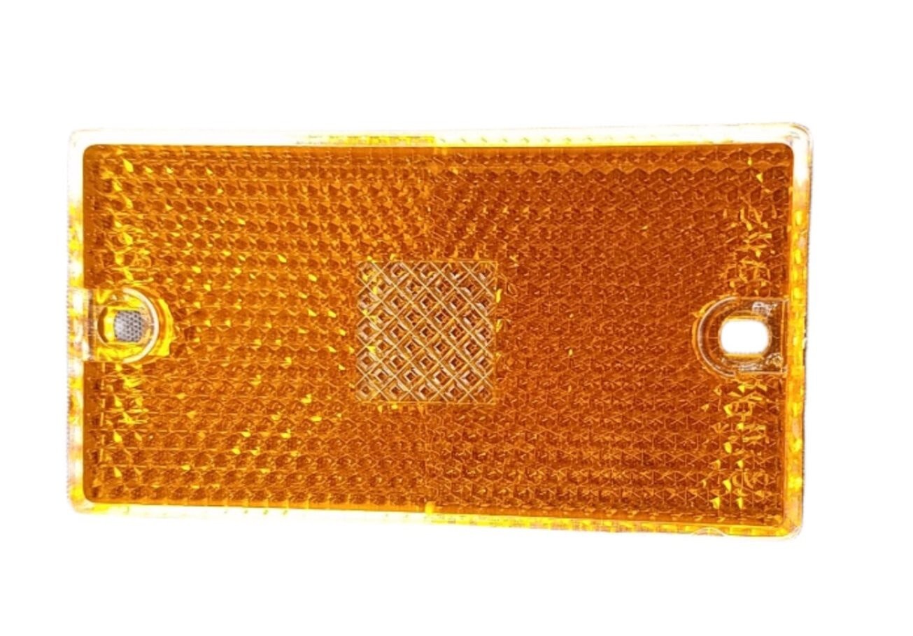 Peterson Manufacturing Replacement Lens Amber 1-1/2″ x 3″ Snap-On Waterproof