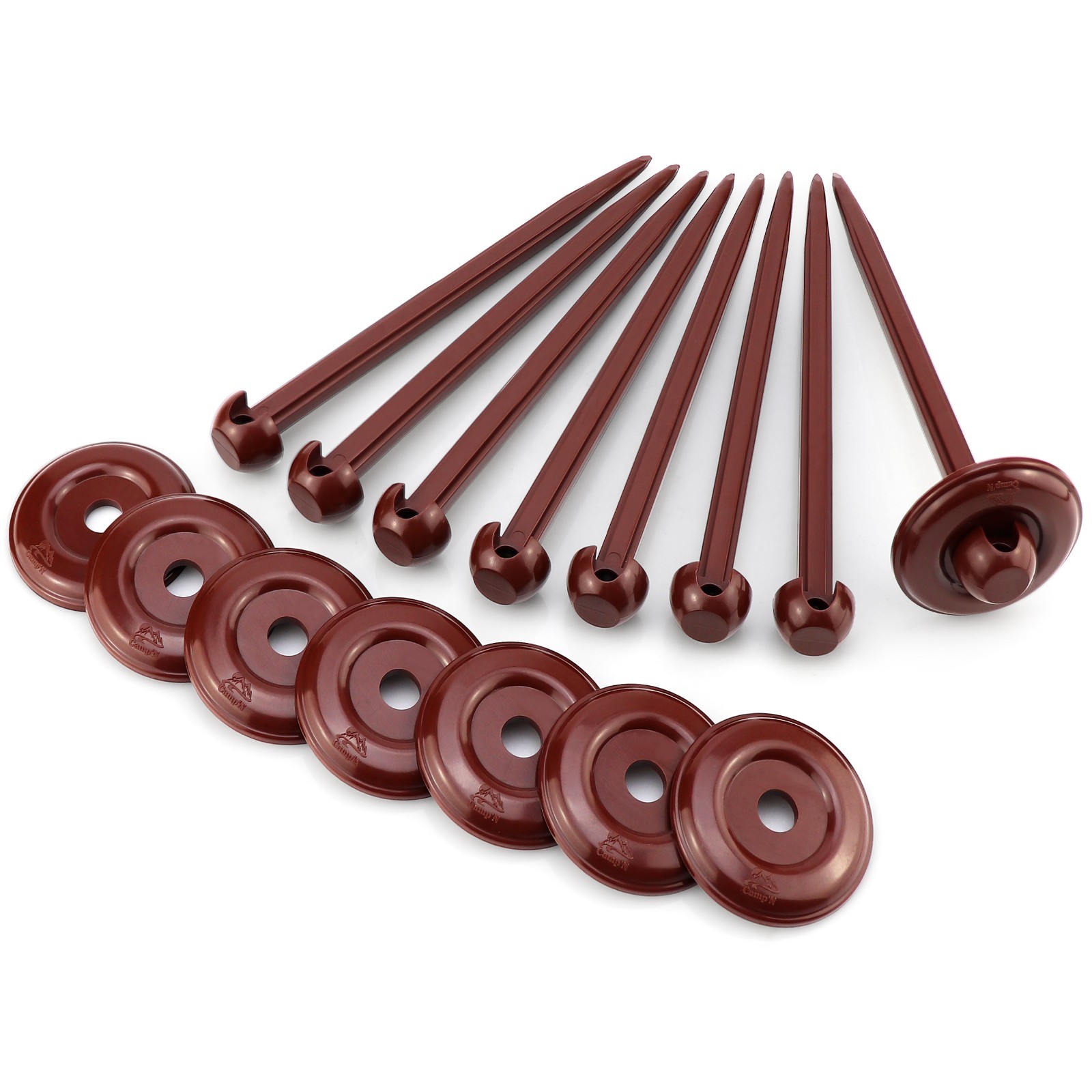Outdoor Patio Rug Stakes (8 Pack) RV Rug Hold Downs – RV Camping Mat Rug Stakes