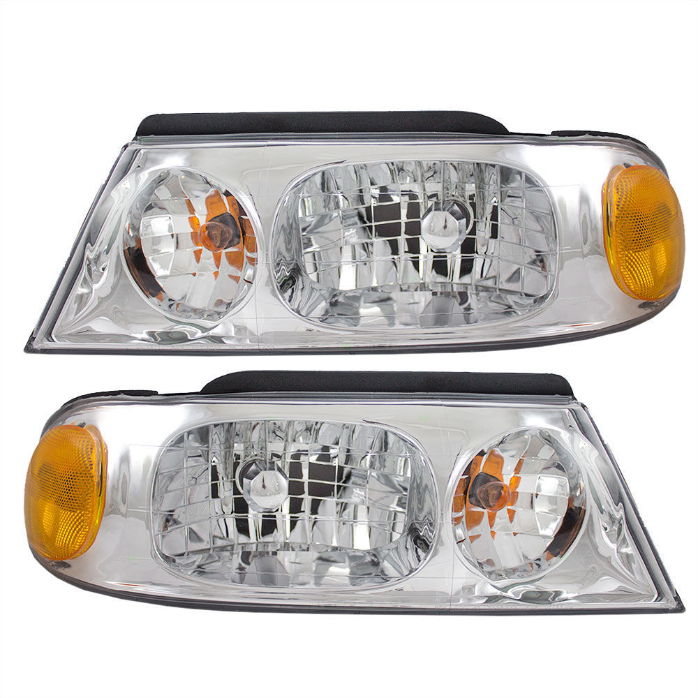 REXHALL REXAIR 2001 2002 2003 2004 2005 HEADLIGHTS HEAD LIGHTS LAMPS PAIR RV