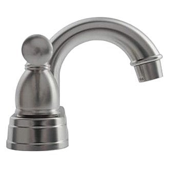 Dura Designer Plastic Satin Nickel Arc Lavatory Faucet w Bell Levels Handles