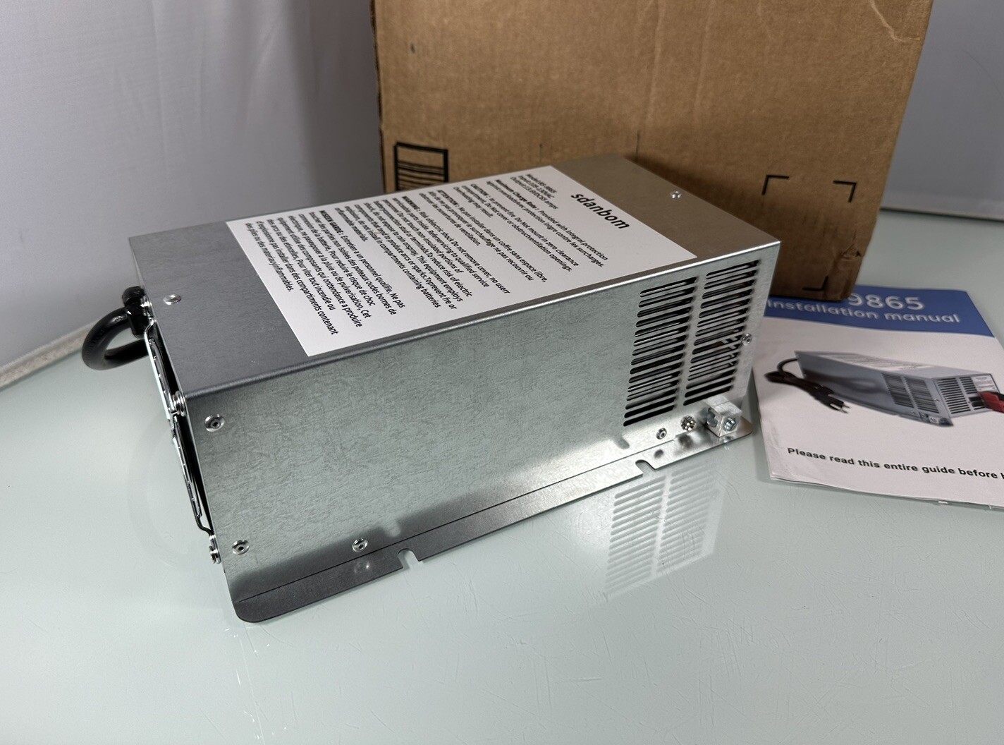 WF-9865 – 65 Amp DC Output Auto Detect Deckmount RV 3-Stage Converter / Charger