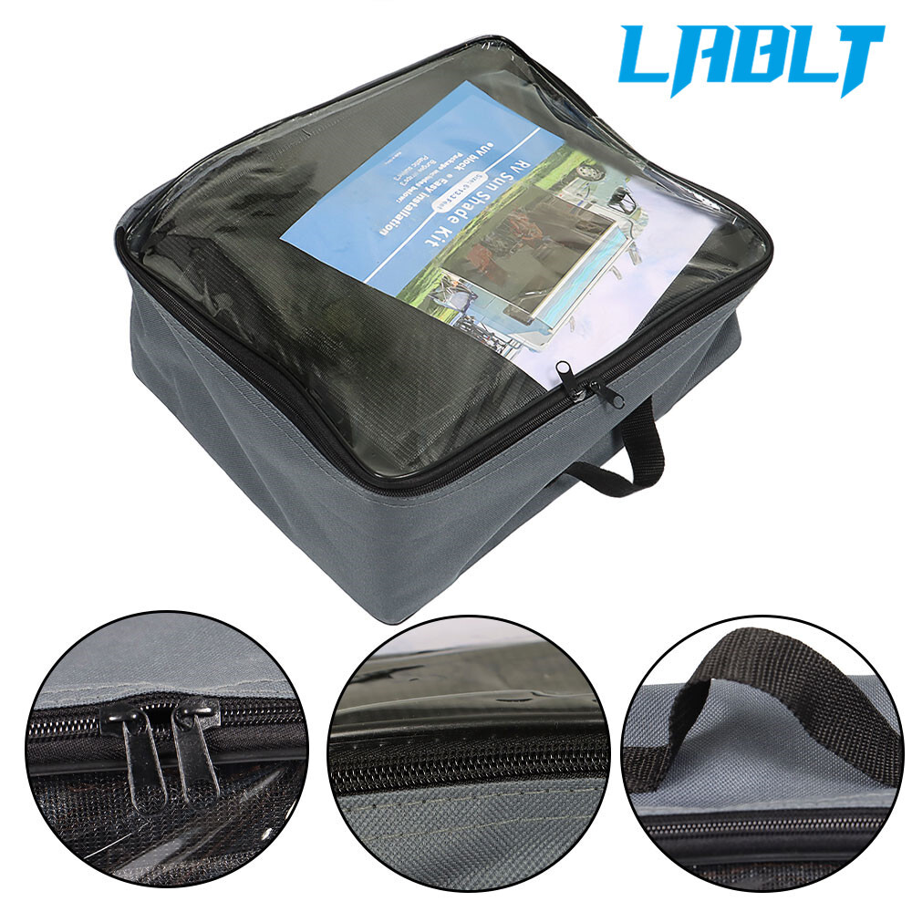 LABLT RV Awning Sun Shade Screen Mesh for Camper Trailer Canopy UV Sun Blocker