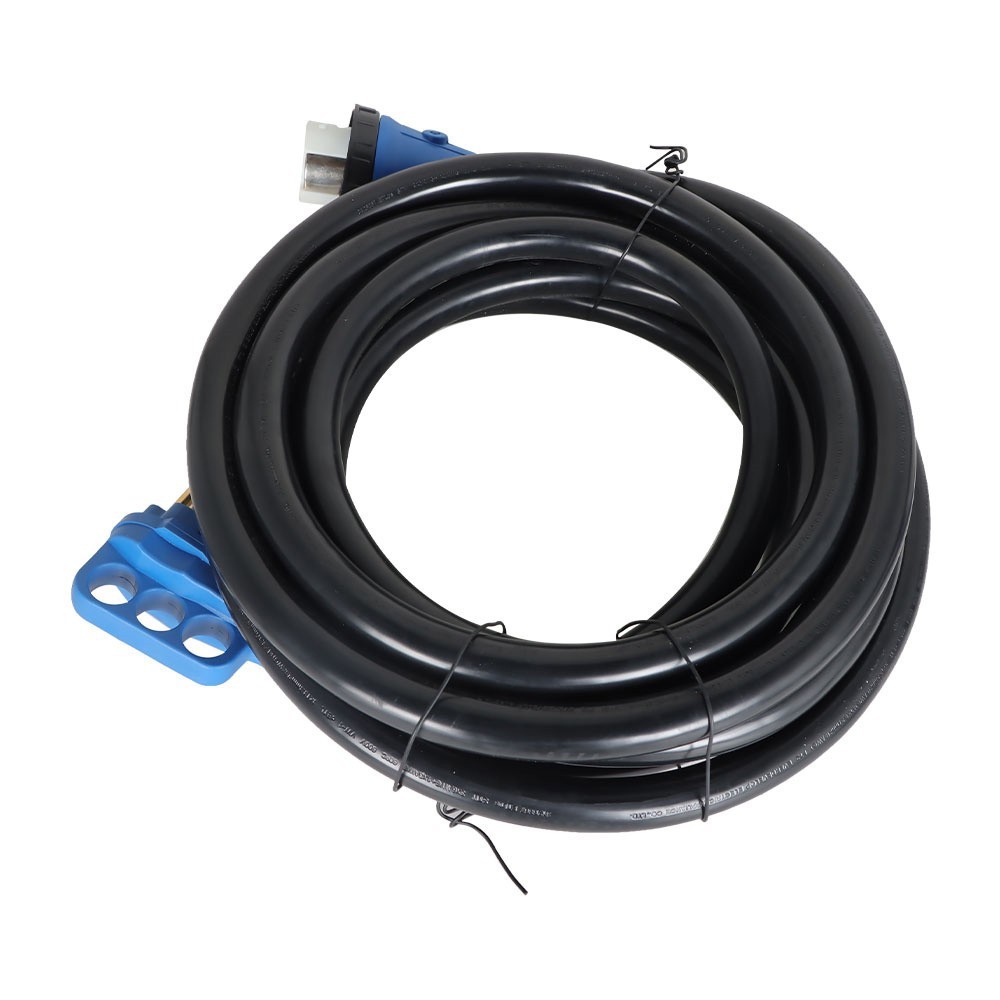 125/250V LED & 50A 25FT RV Extension Cord & Power Inlet Box Combo Kit Twist Lock