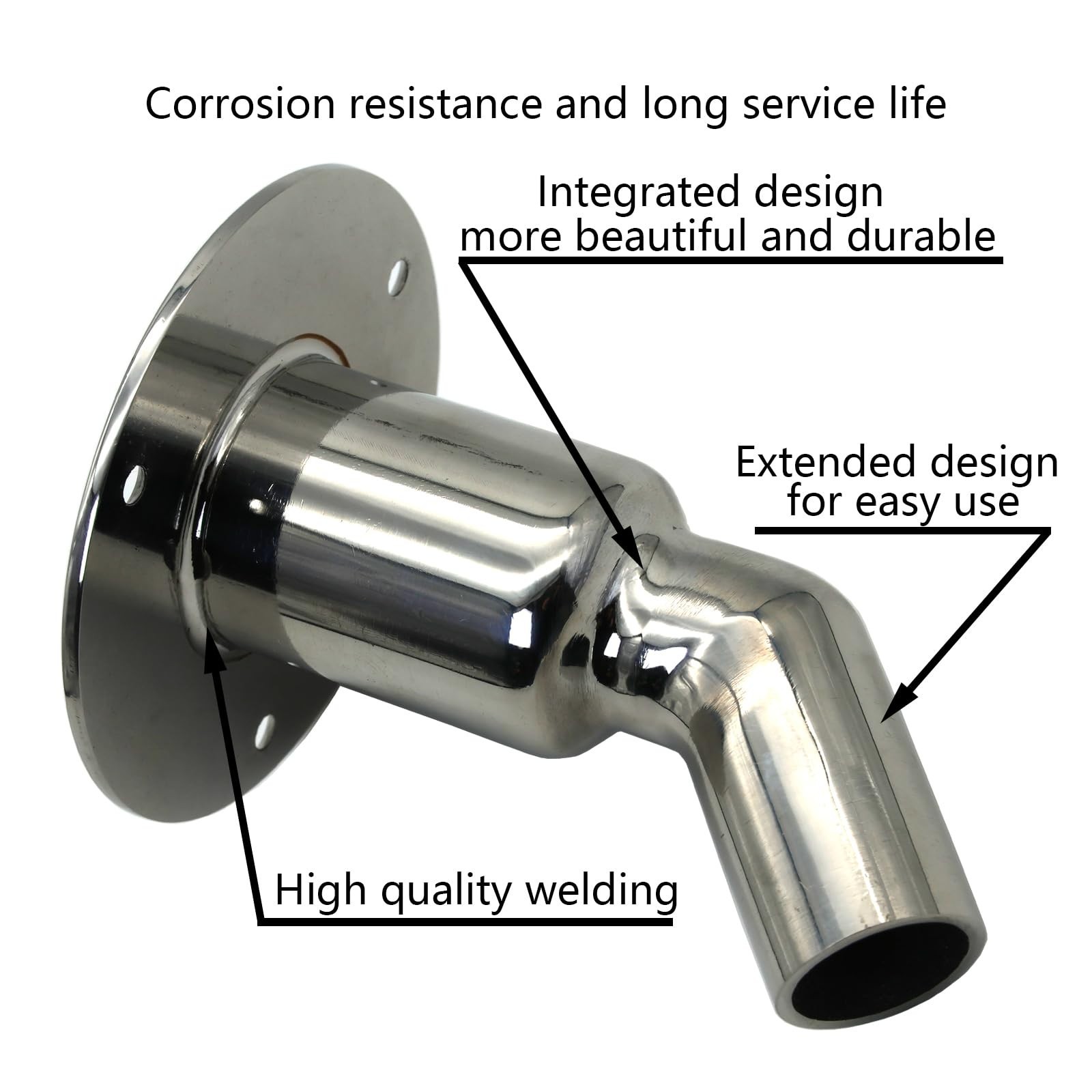 Stainless Steel Thru Hull Exhaust Skin for 0.94″ Diesel Parking Heater – Marine