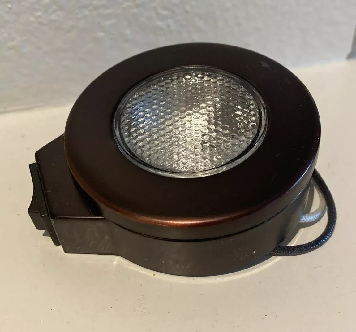 RV Camper OVERHEAD 12V TRUFFLE Bronze SURFACE MOUNT LIGHT W/ SWITCH 81295-TF