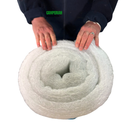CAMPER VAN INSULATION 10M X 1M X 25MM THICK LIGHT WEIGHT DACRON POLYESTER LOFT