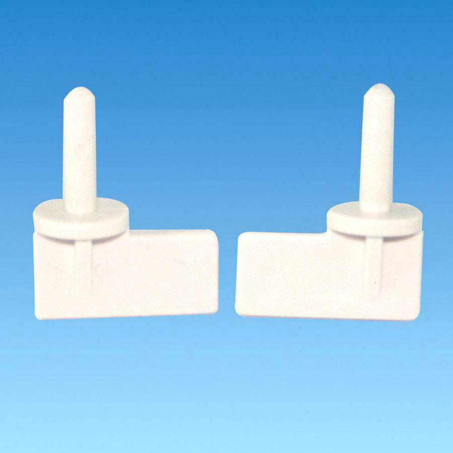 Filtapac Truma Carver Water Inlet Pump Security Clips Flags Caravan WHITE F107W