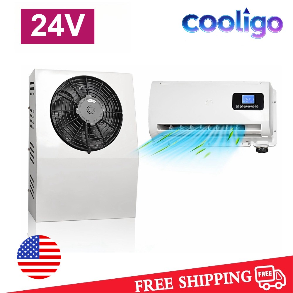 Cooligo 24V Split Cooling Air Conditioner Set For Energy Efficient Trailer Bus