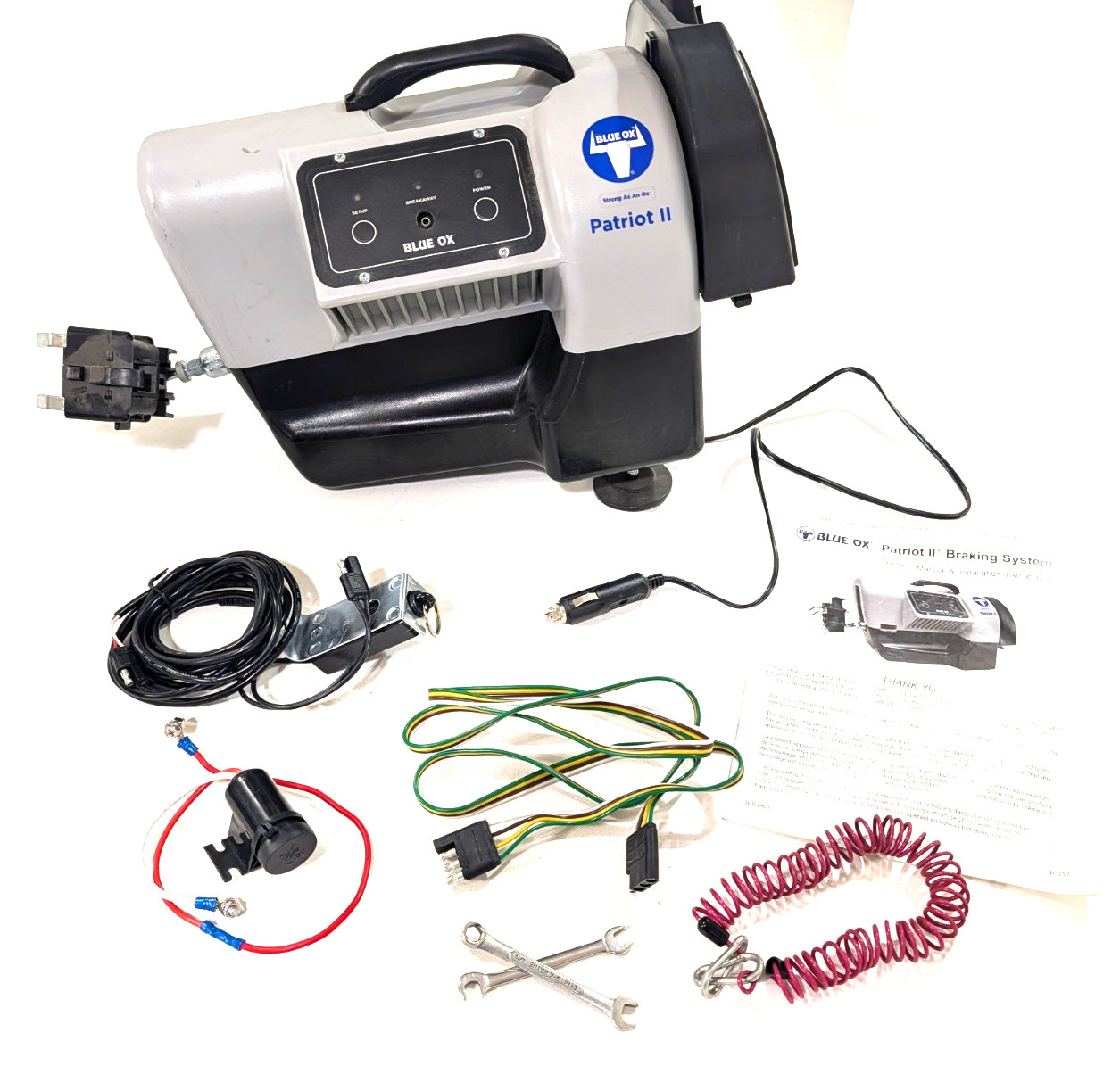 Blue Ox BRK2016 Patriot II Auxiliary Car RV Braking System UNTESTED NO REMOTE