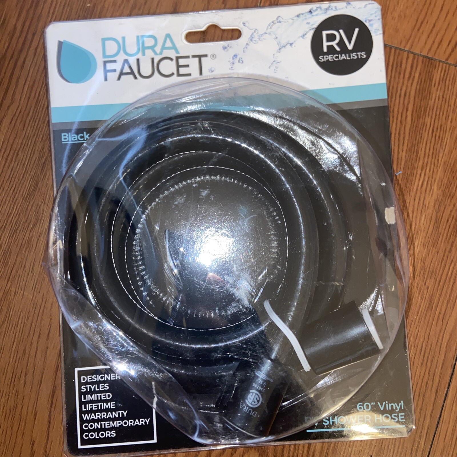 Dura Faucet DF-SA230-BK Shower Head Hose For Rv