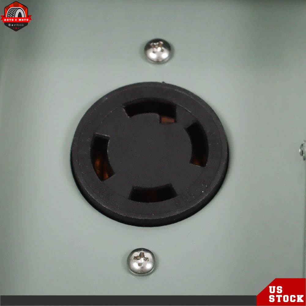 30A Power Outlet Panel with Hinged Door 3R Power Inlet Box L14-30R 125V/250V ETL