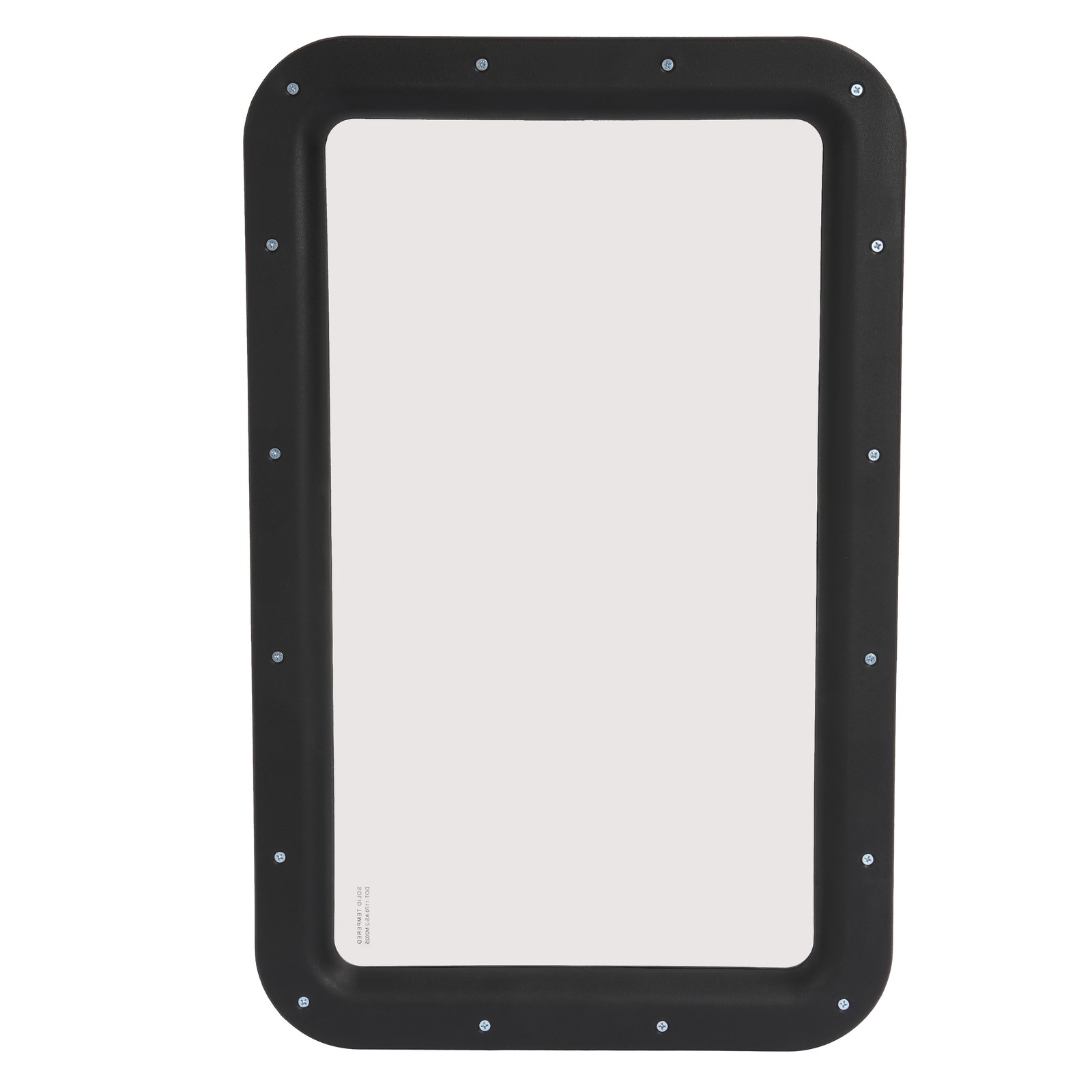 Black RV Entry Entrance Door Window For RV Camper Cargo Truck Trailer