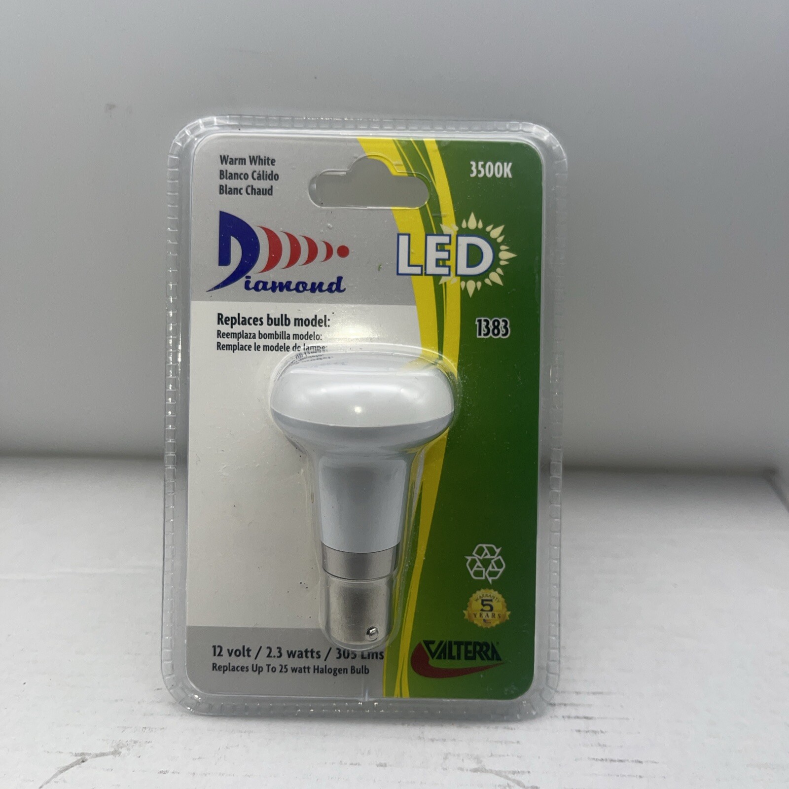 Diamond LED 3500K Warm White 12 Volt DG726251VP Valterra LED Replacement Bulb