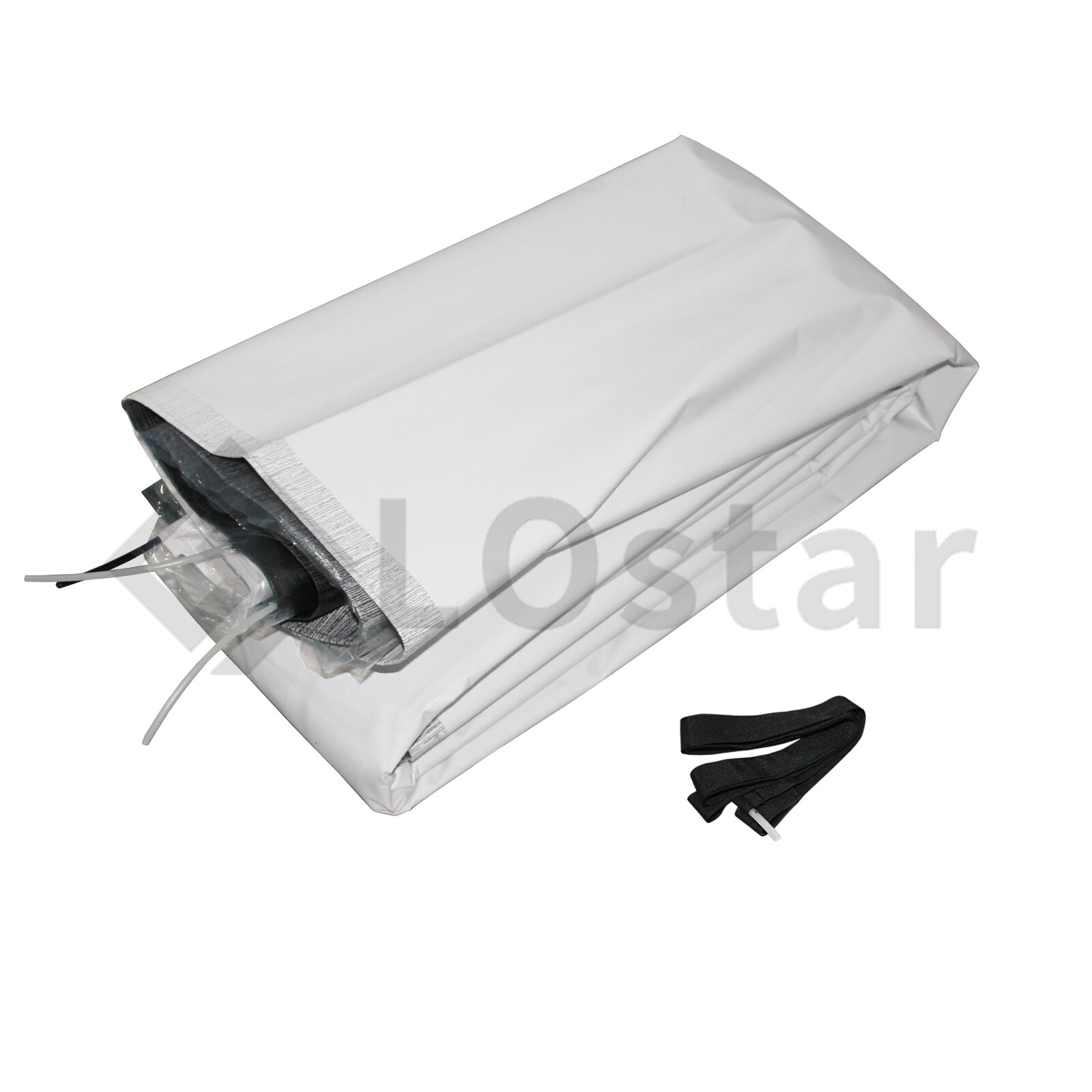 RV Awning Fabric 7’1”-18’1”Width Camper Awning Replacement Shade Charcoal Fade