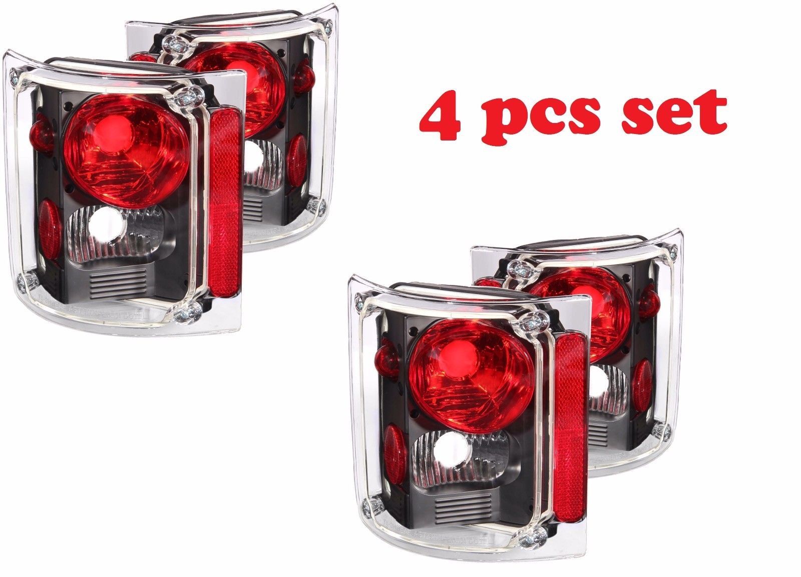 MONACO DIPLOMAT 2001 2002 2003 BLACK TAILLIGHTS TAIL LIGHTS LAMPS RV PAIR