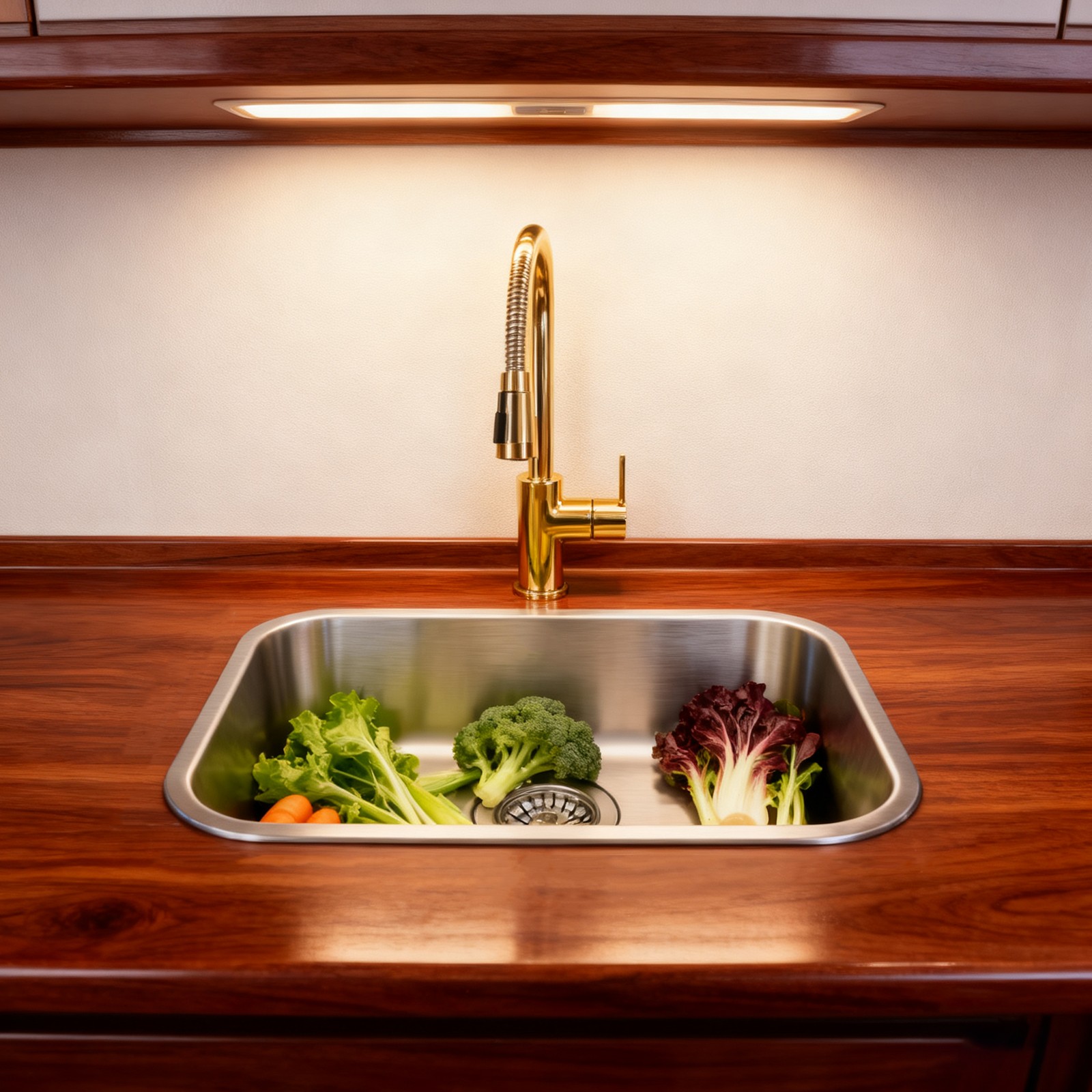 RV Caravan Camper Boat Hand Wash Basin Stainless Steel Kitchen Sink Basin