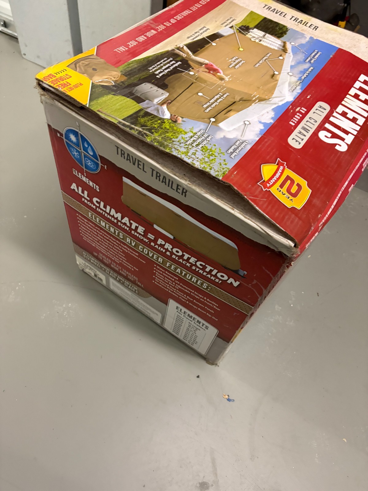 Elements All Climate Tyvek RV Cover Travel Trailer 34’–37′ New in Box