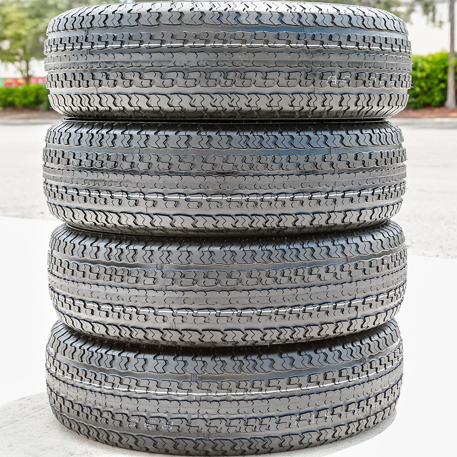 6 Tires Blackarrow STR01 Semi-Steel ST 235/80R16 Load E 10 Ply Trailer