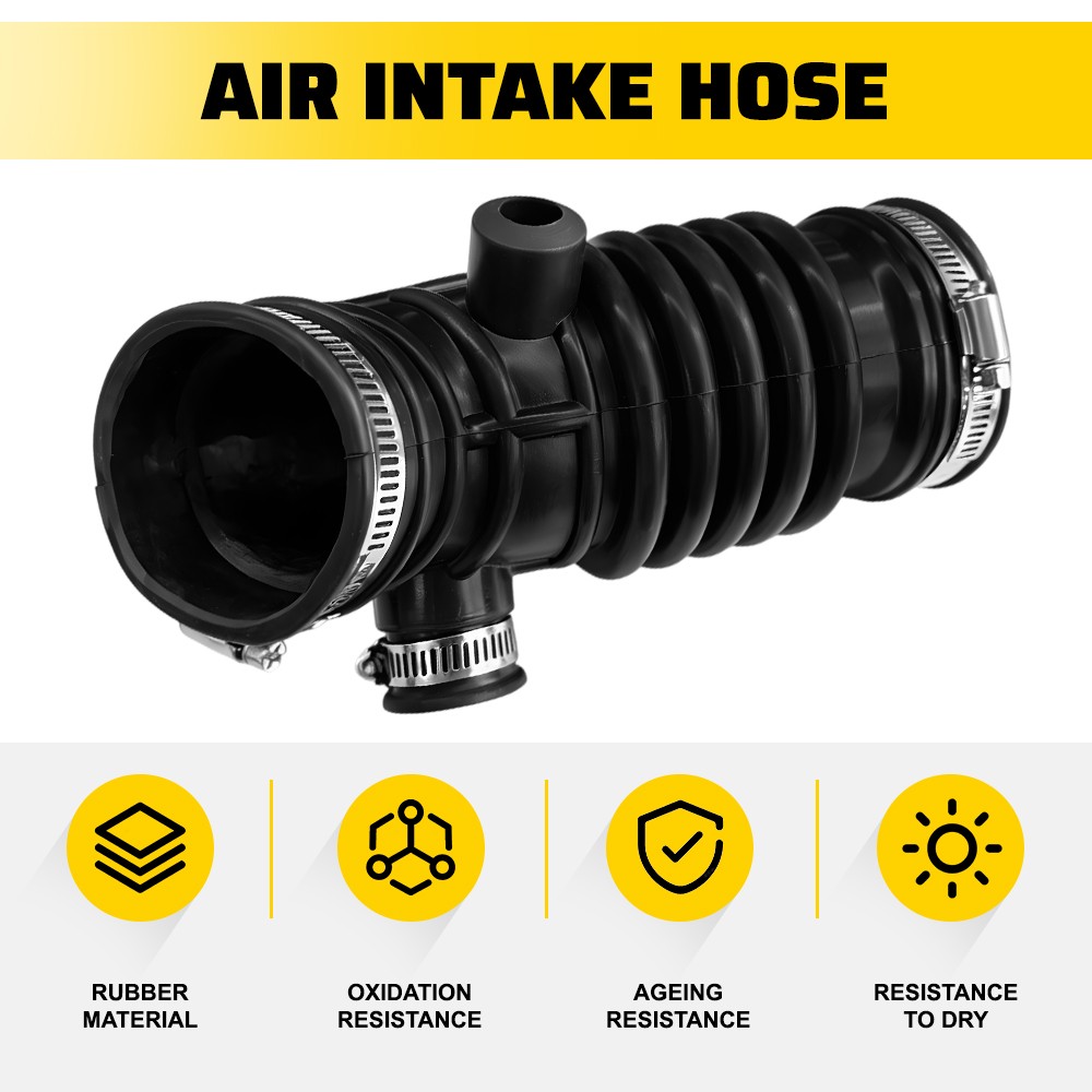 1-10xNew Engine Air Intake Rubber Hose With Clamp Fit Nissan Sentra 2000 L4 1.6L