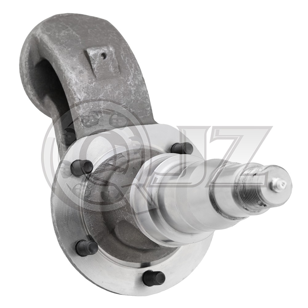 [Qty.4] #42 E-Z Lube Weld-On Spindle w/Flange For 5200lbs-7000lbs Trailer Axles
