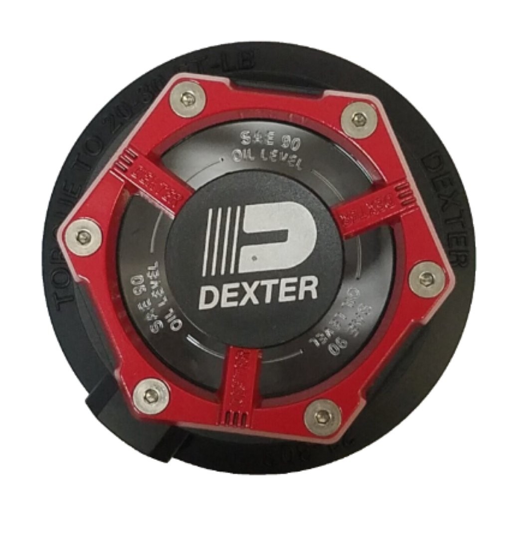 2 – Dexter FORTRESS 3.75″ Diameter Aluminum Oil Cap for 10,000-16,000 lb axles