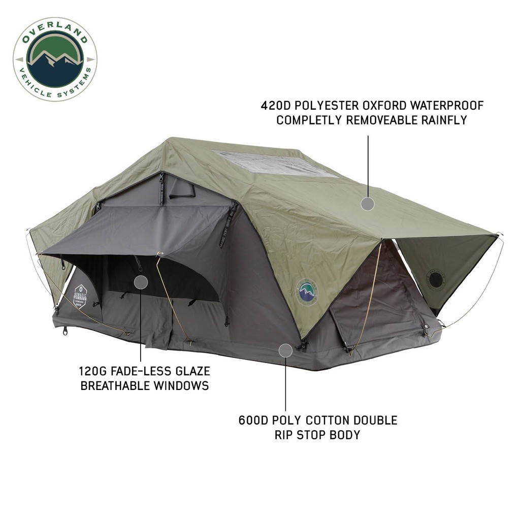 Overland Vehicle Systems 18439936 N3s Nomadic 3 Standard Roof Top Ten
