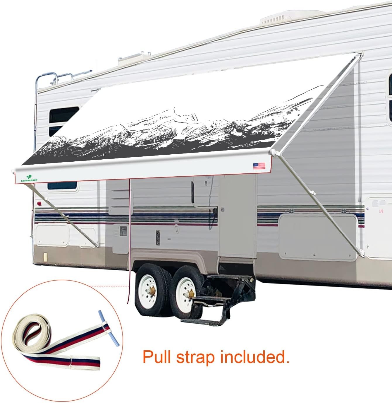 Leaveshade RV 19' (Actual Fabric 18'3''), Mountains