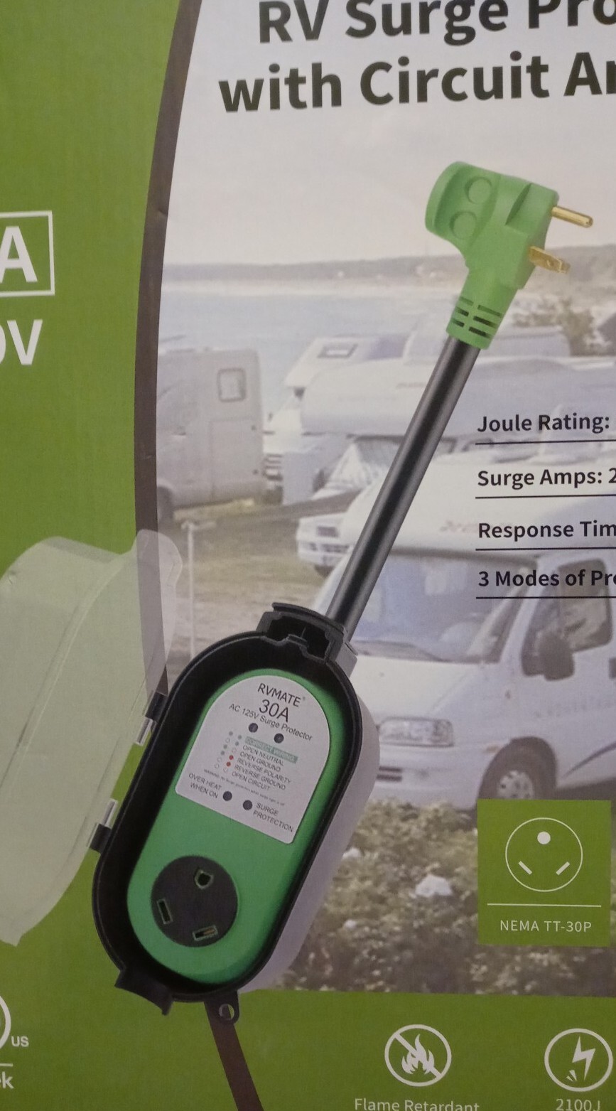 RVMATE RV Surge Protector With Circuit Analyzer (30 Amp/120V)
